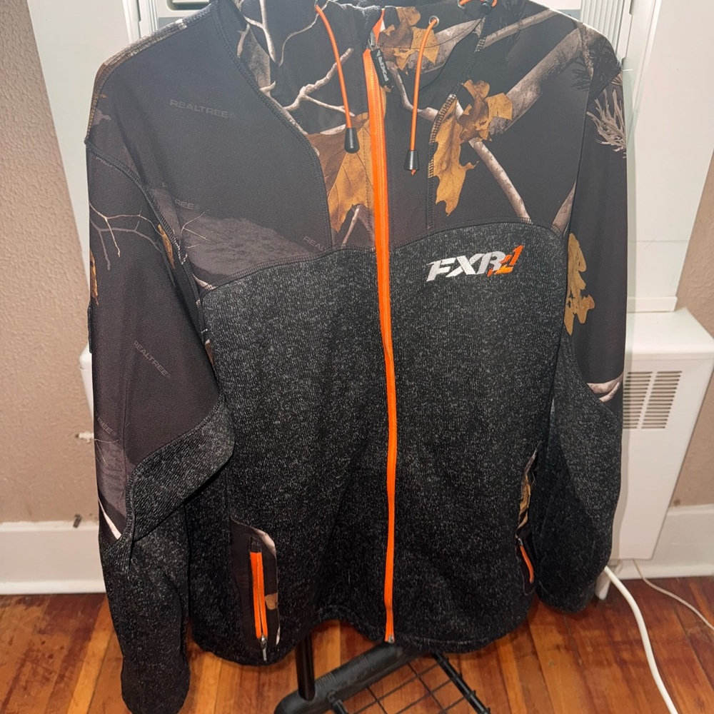 FXR Men's Black and Orange Ski & Snowboard Jacket
